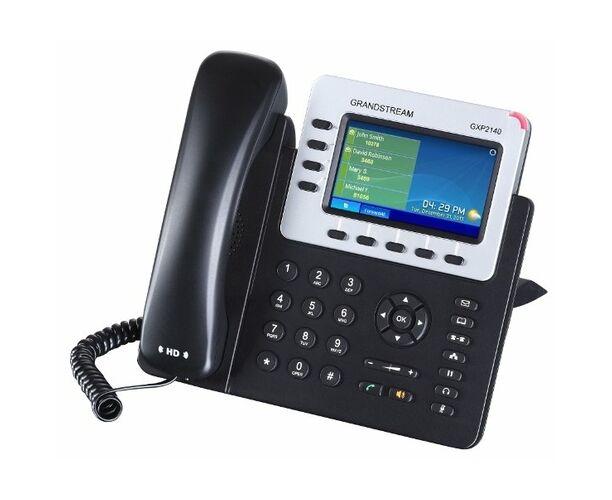 Телефон IP Grandstream GXP-2140 черный