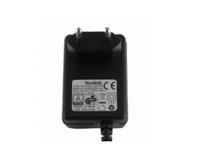 Блок питания YEALINK PA 5 VDC 600 MA для SIP-T19(P), SIP-T21(P), SIP-T23 P, SIP-T23 G, SIP-T40 P, W52 P, W52 H, W56 P, W56 H