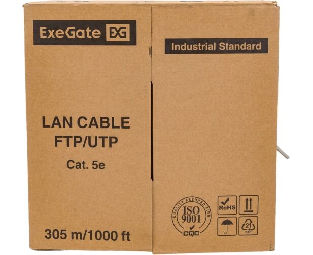 Витая пара Exegate EX138966 RUS серый