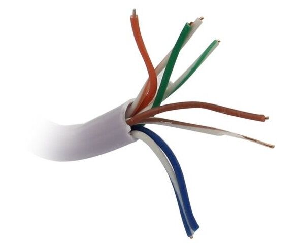 Витая пара Exegate UTP4-C5e-CCA-S24-IN-PVC-GY-100 (EX281816 RUS) серый