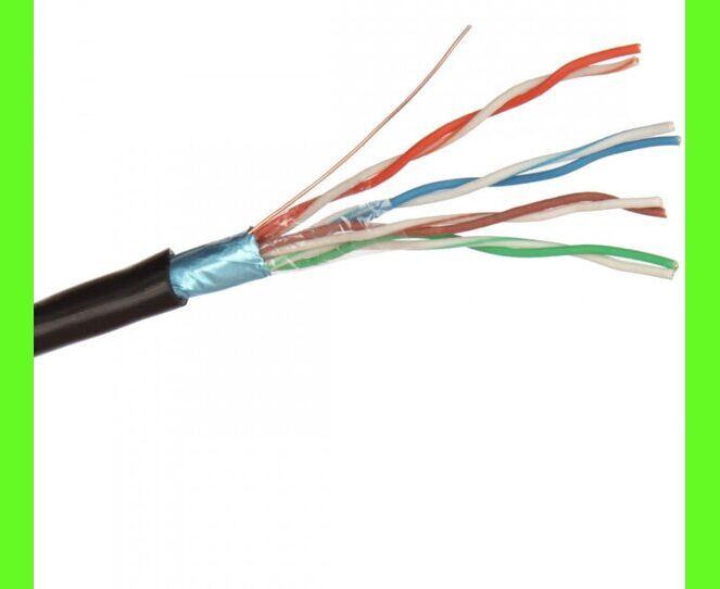 Витая пара Exegate FUTP4-C5e-CU-S24-OUT-PE-BK-305-Fluke (EX256750 RUS) черный