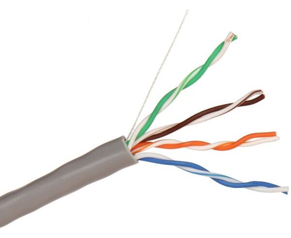 Витая пара Exegate UTP4-C5e-CU-S24-IN-PVC-GY-305-Fluke (EX256748 RUS) серый