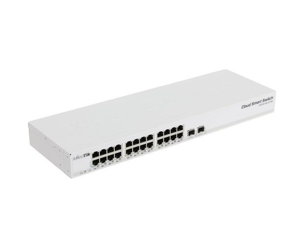 Коммутатор Mikro Tik CSS326-24 G-2 S+RM 24х Gigabit RJ45, 2х SFP+