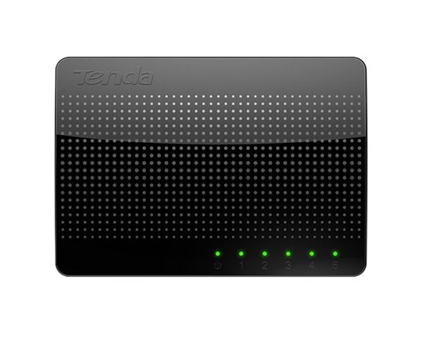 Tenda SG105 Коммутатор 5 портов 10/100/1000 M RJ45, пластиковый корпус, постоянный ток 5 В / 0.6 A