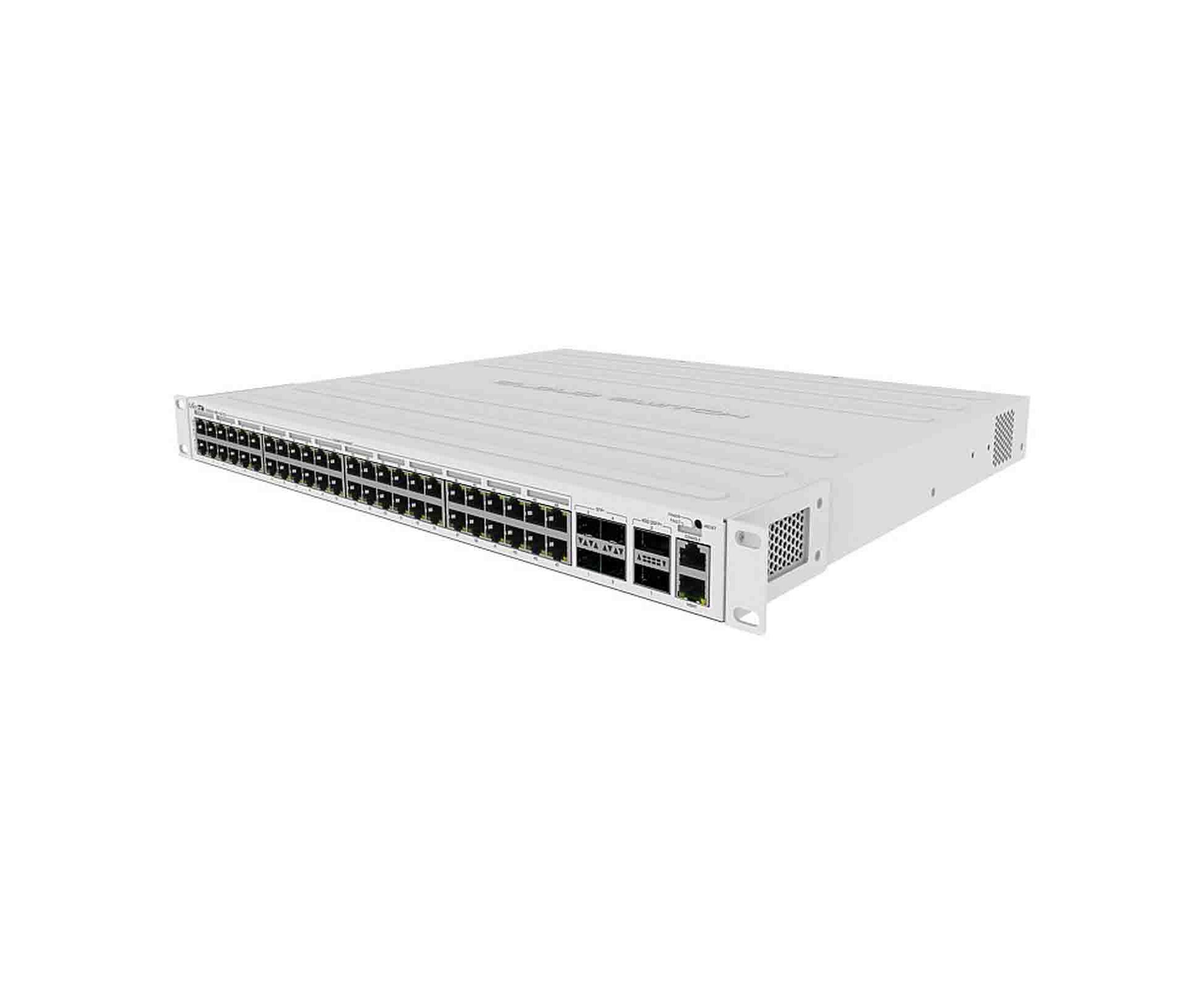 Коммутатор Mikrotik CRS354-48 P-4 S+2 Q+RM Cloud Router Switch 354-48 P-4 S+2 Q+RM with 48 x Gigabit RJ45 LAN