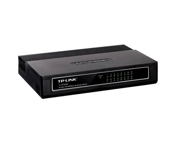 TP-LINK SMB TL-SF1016 D Коммутатор, 16 портов Ethernet 100 Mbps