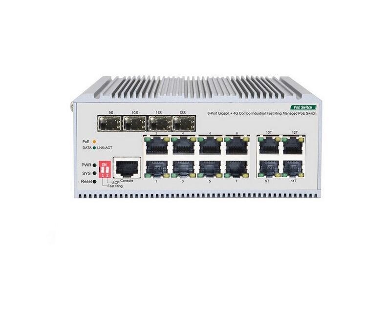 Коммутатор ORIGO OI3112 P/185 W/A1 A 8x1000 Base-T Po E+, 4x Combo 1000 Base-T/SFP