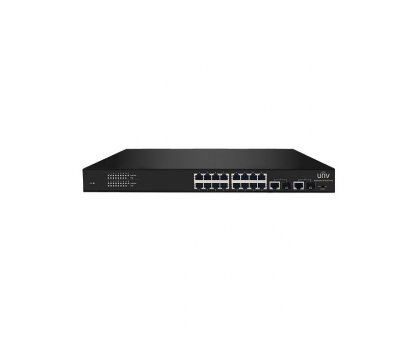 Коммутатор Uniview NSW2020-16 T1 GT1 GC-POE-IN 16x100 Mbps POE, 1x11000 Mbps, 1x11000 Mbps комбо