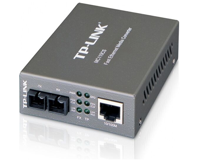 Медиаконвертер TP-Link MC110 CS 10/100 Mbit RJ45 100 Mbit SC