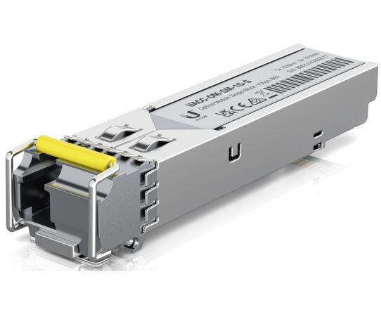Трансивер Ubiquiti UACC-OM-SM-1 G-S-2 (2 шт. в комплекте) Двунаправленный одномодовый оптический модуль 1 Гбит/с, 3 км