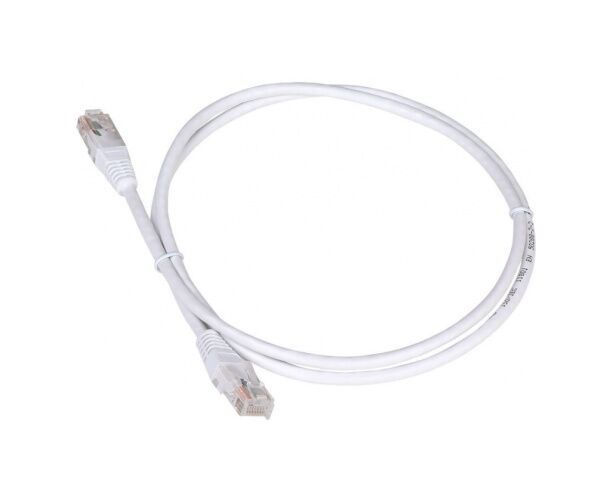 Патч-корд медный Lanmaster UTP TWT-45-45-1.0-WH белый вилка RJ-45-вилка RJ-45 кат.5е 1м ПВХ