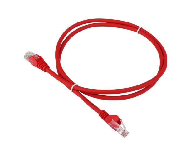 Патч-корд медный Lanmaster UTP TWT-45-45-2.0-RD красный вилка RJ-45-вилка RJ-45 кат.5е 2м ПВХ (1шт)