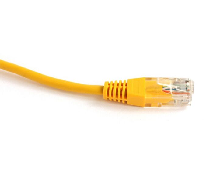 Патч-корд медный Lanmaster TWT-45-45-2.0-YL желтый вилка RJ-45-вилка RJ-45 кат.5е 2м ПВХ (1шт)