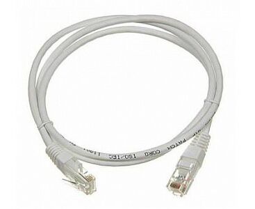 Патч-корд медный Lanmaster UTP LAN-PC45/U5 E-0.5-GY серый вилка RJ-45-вилка RJ-45 кат.5е 0.5м LSZH