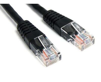 Патч-корд медный Lanmaster UTP TWT-45-45-0.5-BK чёрный вилка RJ-45-вилка RJ-45 кат.5е 0.5м ПВХ (1шт)