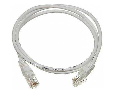 Патч-корд Lanmaster UTP TWT-45-45-1.5/6-GY вилка RJ-45-вилка RJ-45 кат.6 1.5м серый ПВХ (уп.:1шт)