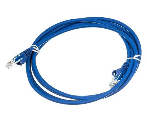 Патч-корд Lanmaster FTP LAN-PC45/S6 A-2.0-BL вилка RJ-45-вилка RJ-45 кат.6 А 2м синий LSZH (уп.:1шт)