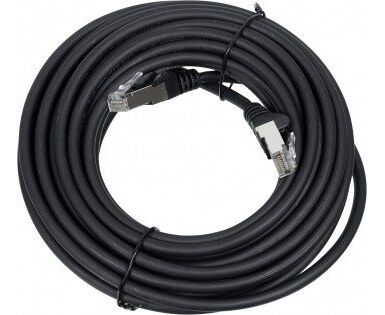 Патч-корд LANMASTER (LAN-PC45/S6 A-0.5-BK) LSZH FTP кат.6 A, 0.5 м, черный