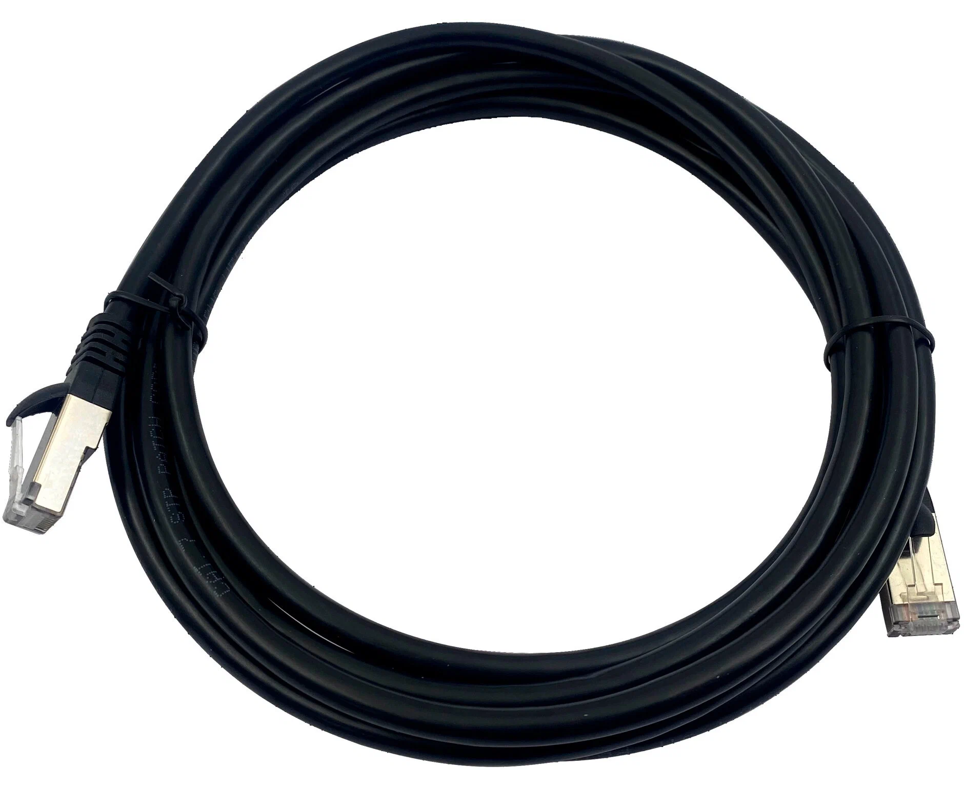 Патч-корд Buro (BU-7-3 M) STP 4 пары cat7 CCA molded 3м черный RJ-45 (m)-RJ-45 (m)