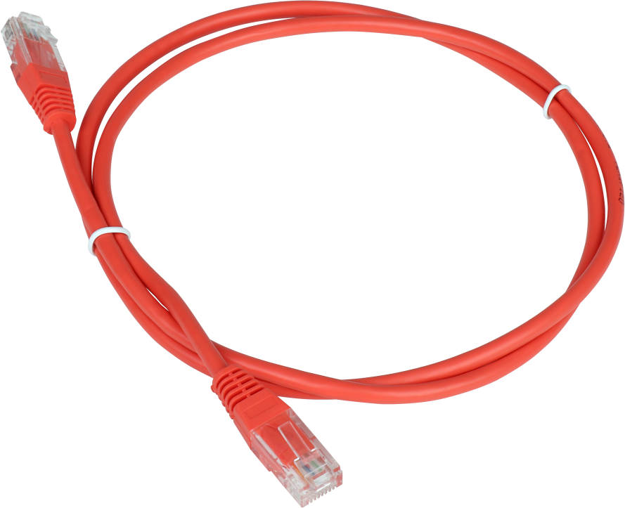 Патч-корд TWT (TWT-45-45-1.0-OR) TWT UTP кат.5e, с заливными колпачками, 1.0 м, оранжевый