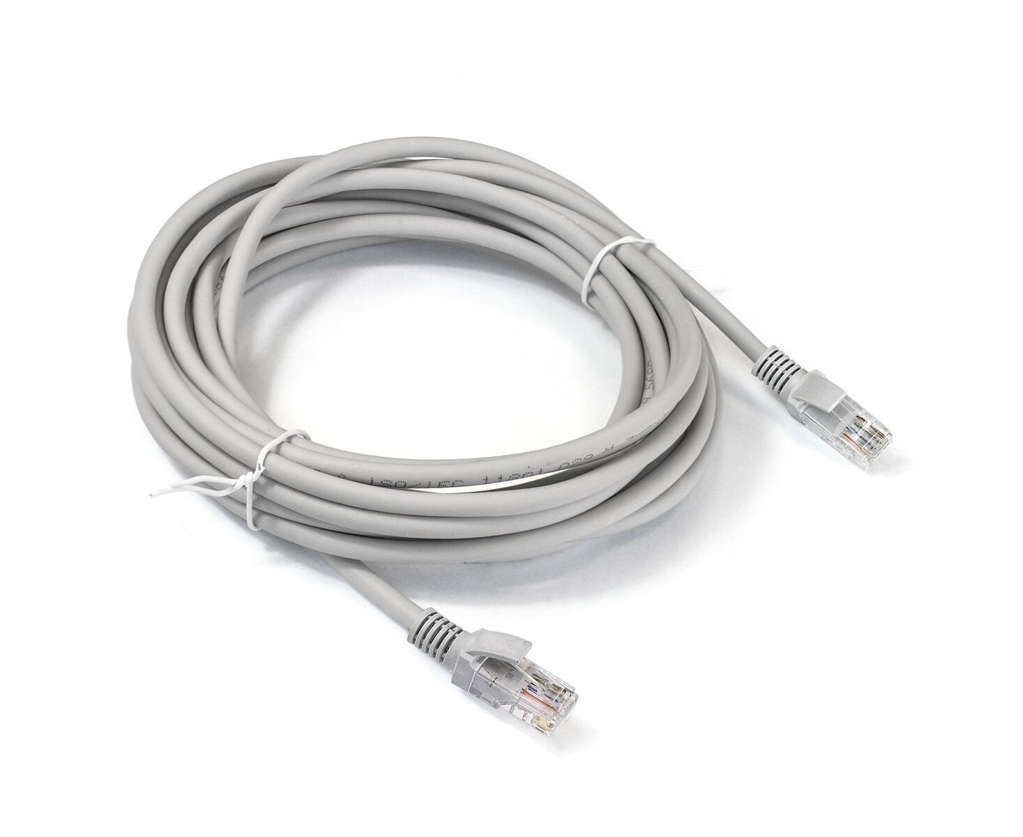 Патч-корд Exegate UTP-RJ45-RJ45-5e-7 M-LSZH-GY (EX290421 RUS) серый