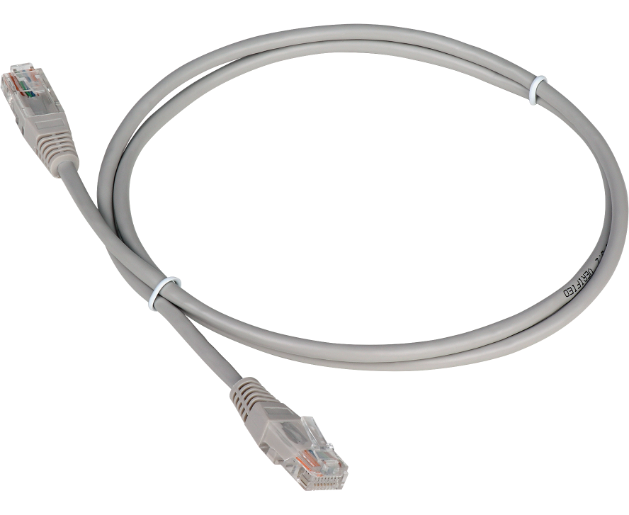 Патч-корд TWT (TWT-45-45-15-GY) TWT UTP кат.5e, с заливными колпачками, 15.0 м, серый