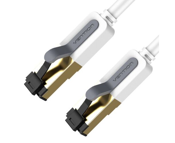 Патч-корд Vention ICDHF прямой SFTP cat.7 RJ45 - 1м. Серый