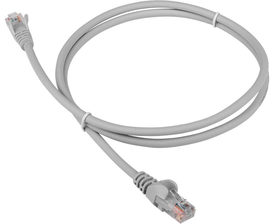 Патч-корд LANMASTER (LAN-PC45/U5 E-15-GY) LSZH UTP кат.5e, 15 м, серый
