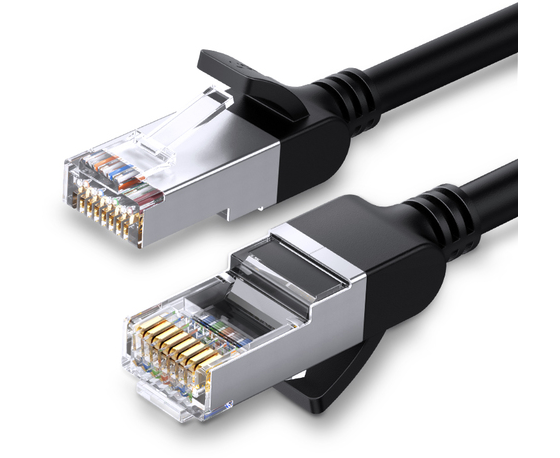 Кабель UGREEN NW101 50194 Cat 6 U/UTP Pure Copper Ethernet Cable 5m Black