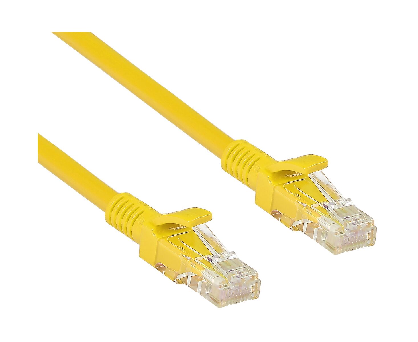 Патч-корд Exegate UTP-RJ45-RJ45-5e-1 M-YL (EX258671 RUS) желтый