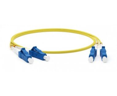 Патч-корд LANMASTER (TWT-2 LC-2 LC/SU-2.0) оптический TWT, PVC, дуплексный, LC/UPC-LC/UPC, SM OS2, 2.0 м