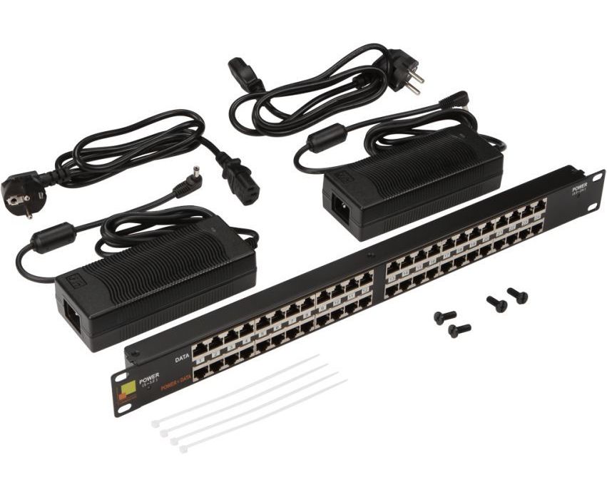 Патч-панель Lanmaster LAN-PP24-POE/A2 19" 1 U 24x RJ45 кат.5e