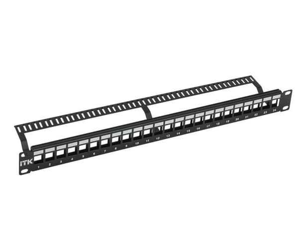 Патч-панель ITK PP24-1 UMU 1 U UTP 24 порта