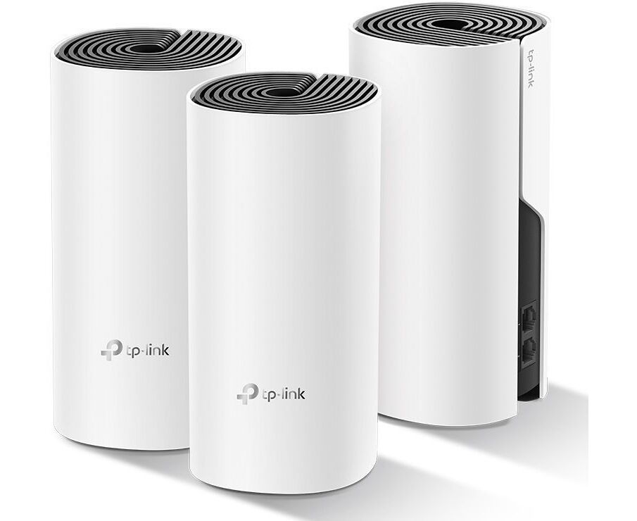 TP-LINK Deco M4 Бесшовный Mesh роутер AC1200 10, 100, 1000 BASE-TX белый (упак.:3шт) (DECO M4(3-PACK)