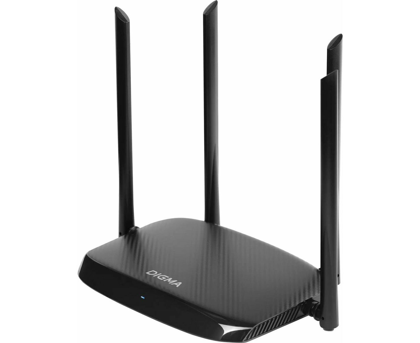 Роутер беспроводной Digma DWR-AC1202 AC1200 10/100/1000 BASE-TX черный