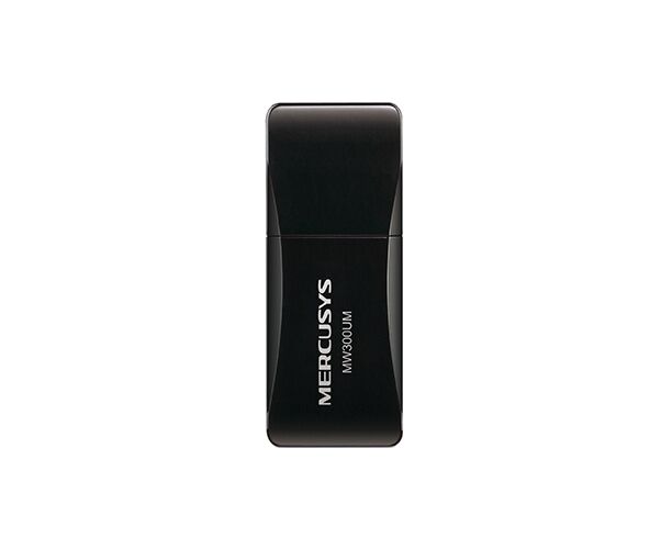 MERCUSYS MW300 UM, Wi-Fi USB Адаптер, 300 Mbps High Gain (высокого усиления), Realtek, 2.4 Ghz, 802.11b/g/n