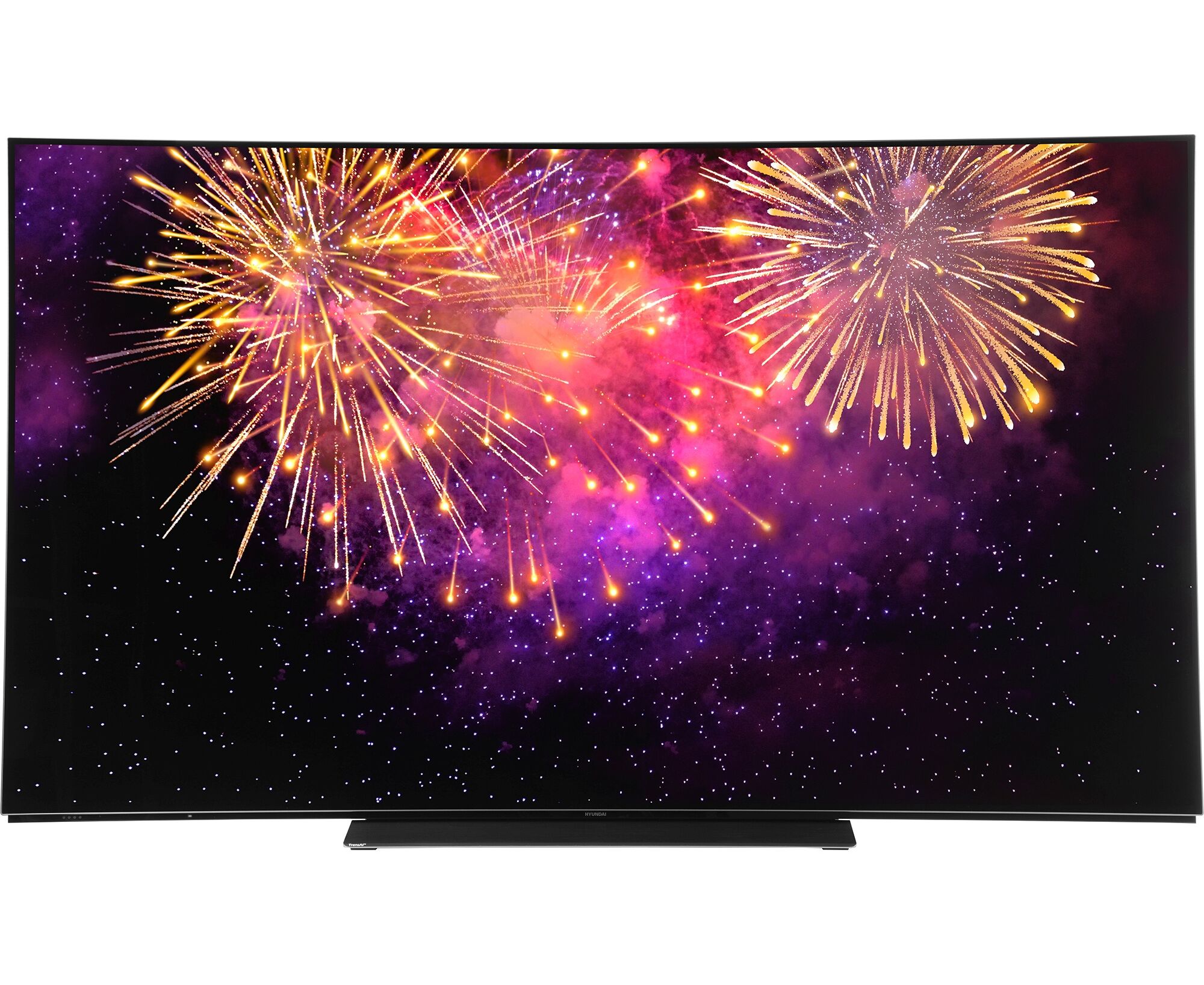 65" Телевизор Hyundai H-LED65 OBU7700 черный 3840x2160, 4 K Ultra HD, 120 Гц, Wi-Fi, Smart TV, Android TV