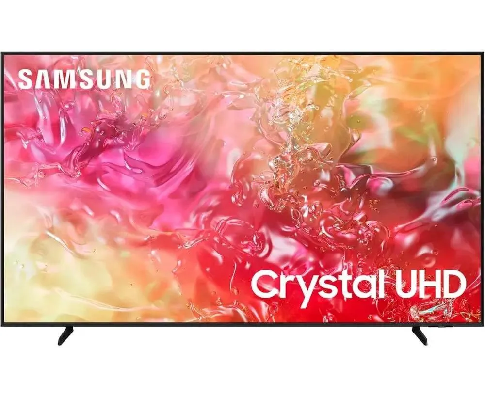 50" Телевизор Samsung UE50 DU7100 UXRU черный 3840x2160, 4 K Ultra HD, 60 Гц, Wi-Fi, Smart TV, Tizen OS