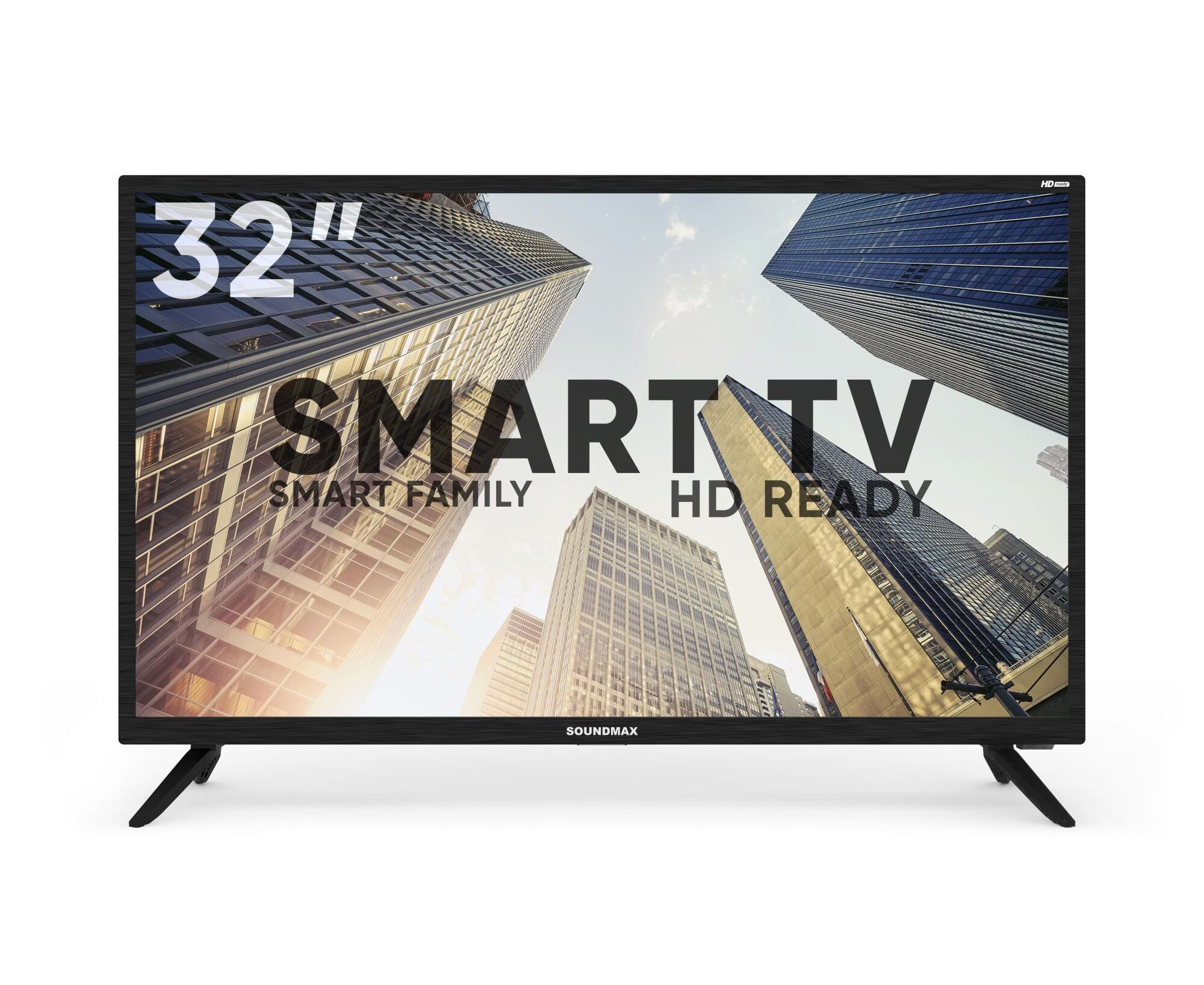 32" Телевизор Soundmax SM-LED32 M09 S черный 1366x768, HD, 60 Гц, Wi-Fi, Smart TV, Android TV