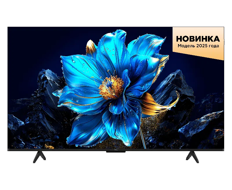 55" Телевизор TCL 55 P7 K черный QLED 3840x2160, 4 K Ultra HD, 60 Гц, Wi-Fi, Smart TV, Google TV