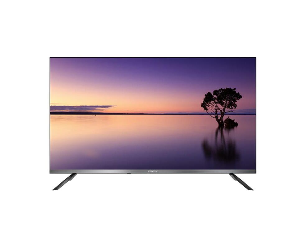 40" Телевизор Centek CT-TV0021-40 черный QLED 1920x1080, Full HD, 60 Гц, Wi-Fi, Smart TV, Яндекс ТВ