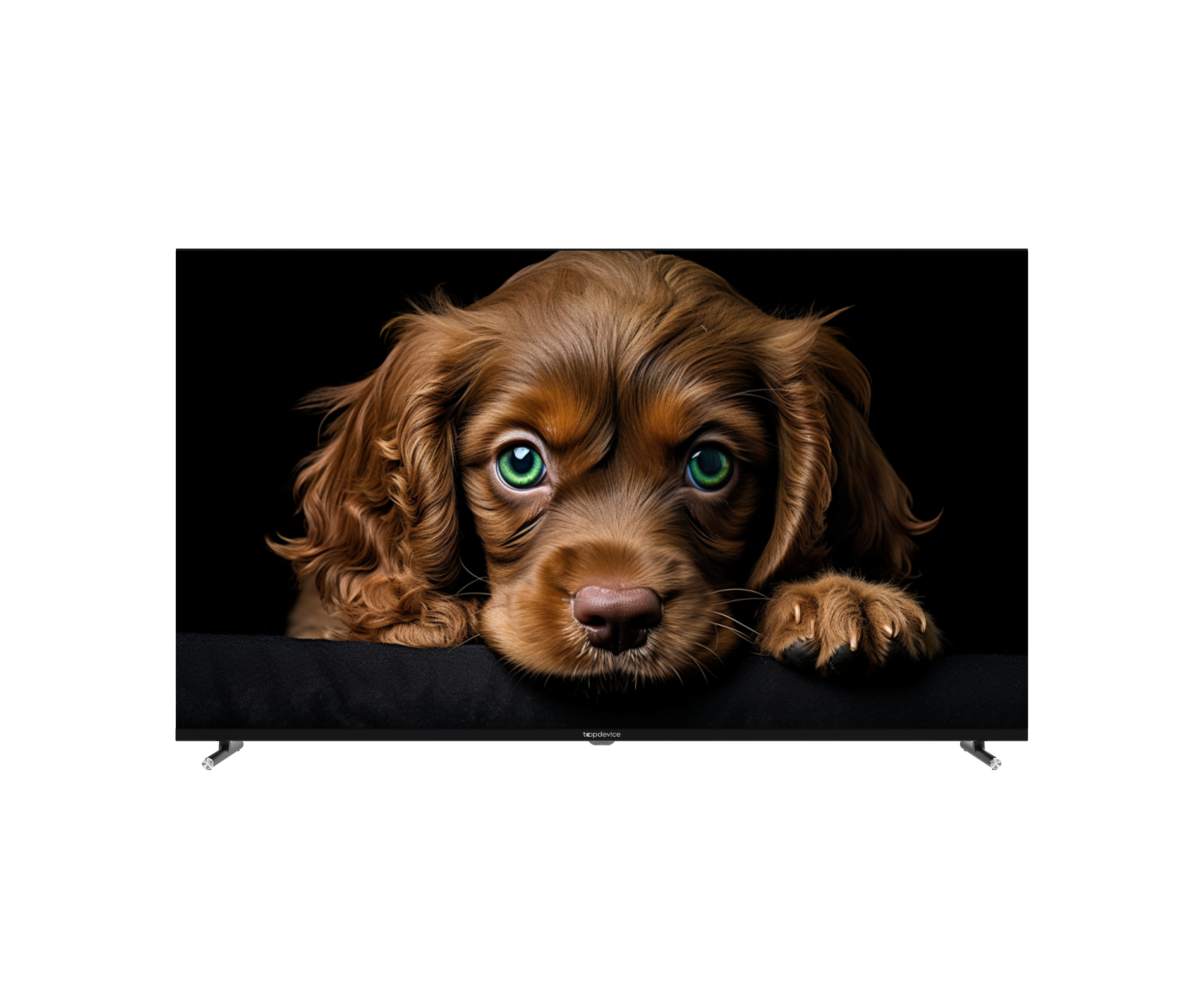 50" Телевизор Top Device TDTV50 CQ09 U_BK черный 3840x2160, 4 K Ultra HD, 60 Гц, Wi-Fi, Smart TV, Google TV