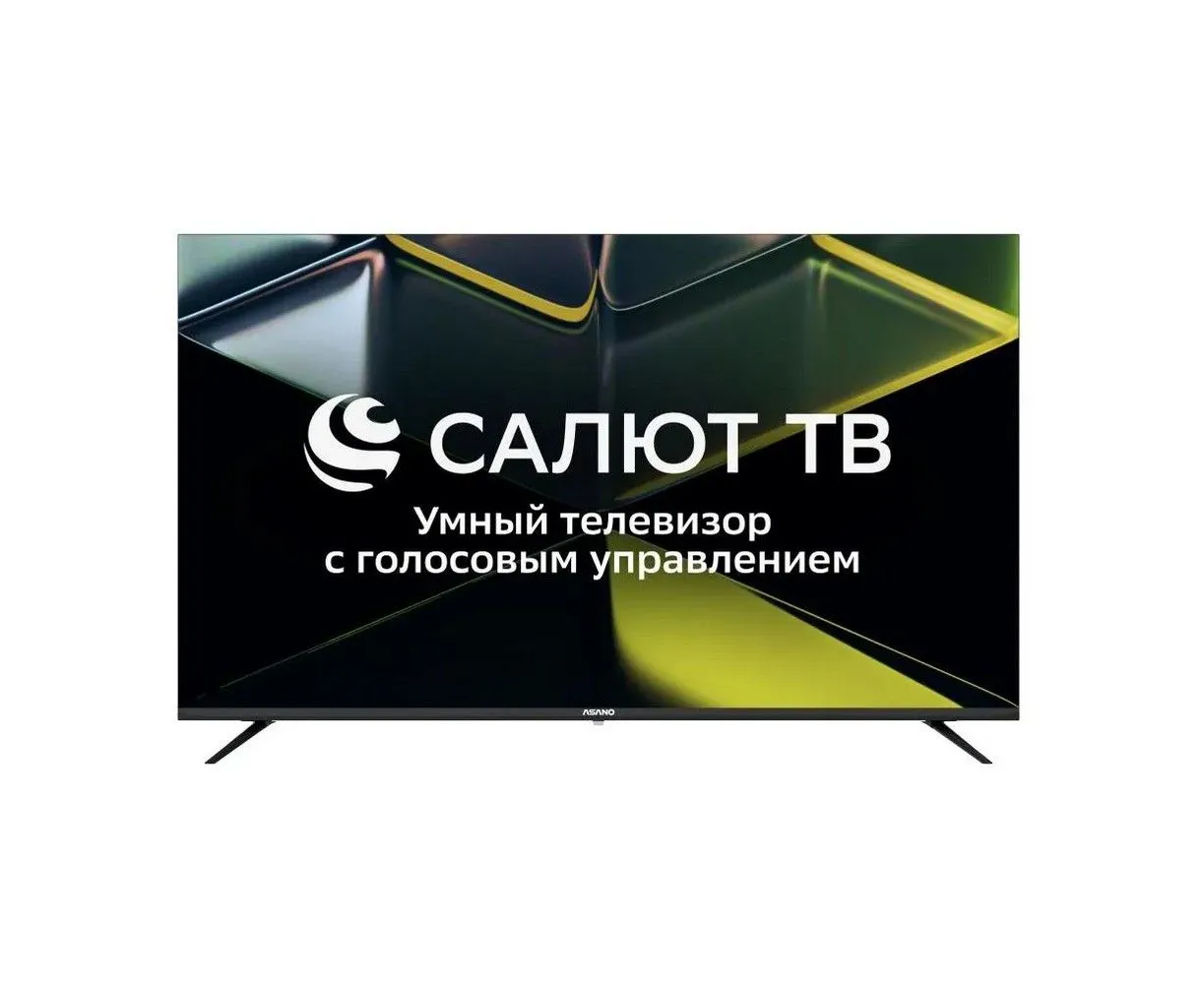 55" Телевизор ASANO 55 LU5030 T черный 3840x2160, 4 K Ultra HD, 60 Гц, Wi-Fi, Smart TV, Салют ТВ