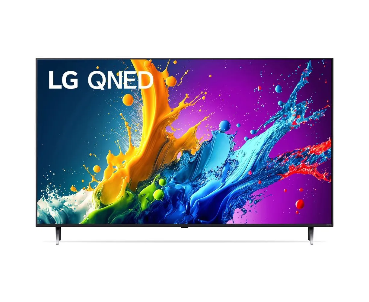 55" Телевизор LG 55 QNED80 T6 A.ARUG черный 3840x2160, 4 K Ultra HD, 60 Гц, Wi-Fi, Smart TV, web OS