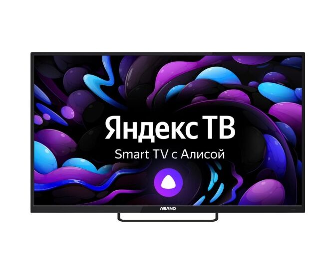 50" Телевизор ASANO 50 LU8120 T черный 3840x2160, Ultra HD, 50 Гц, WIFI, SMART TV, Яндекс ТВ
