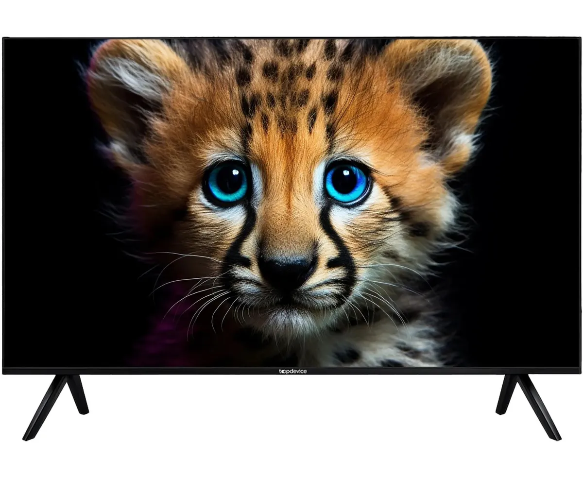 55" Телевизор Topdevice TDTV55 ES13 U_BK черный 3840x2160, 4 K Ultra HD, 60 Гц, Wi-Fi, Smart TV, Яндекс ТВ