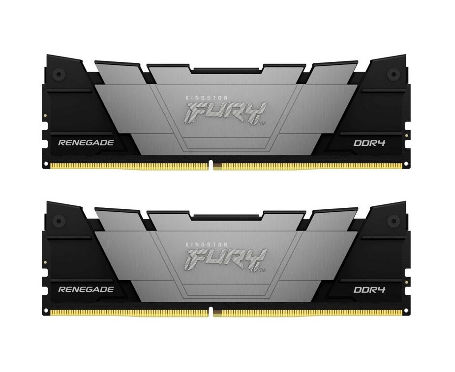 ОЗУ Kingston Fury Renegade Black KF436 C16 RB12 K2/32 32 GB3600 MT/s DDR4 CL16 DIMM (Kit of 2)1 Gx8