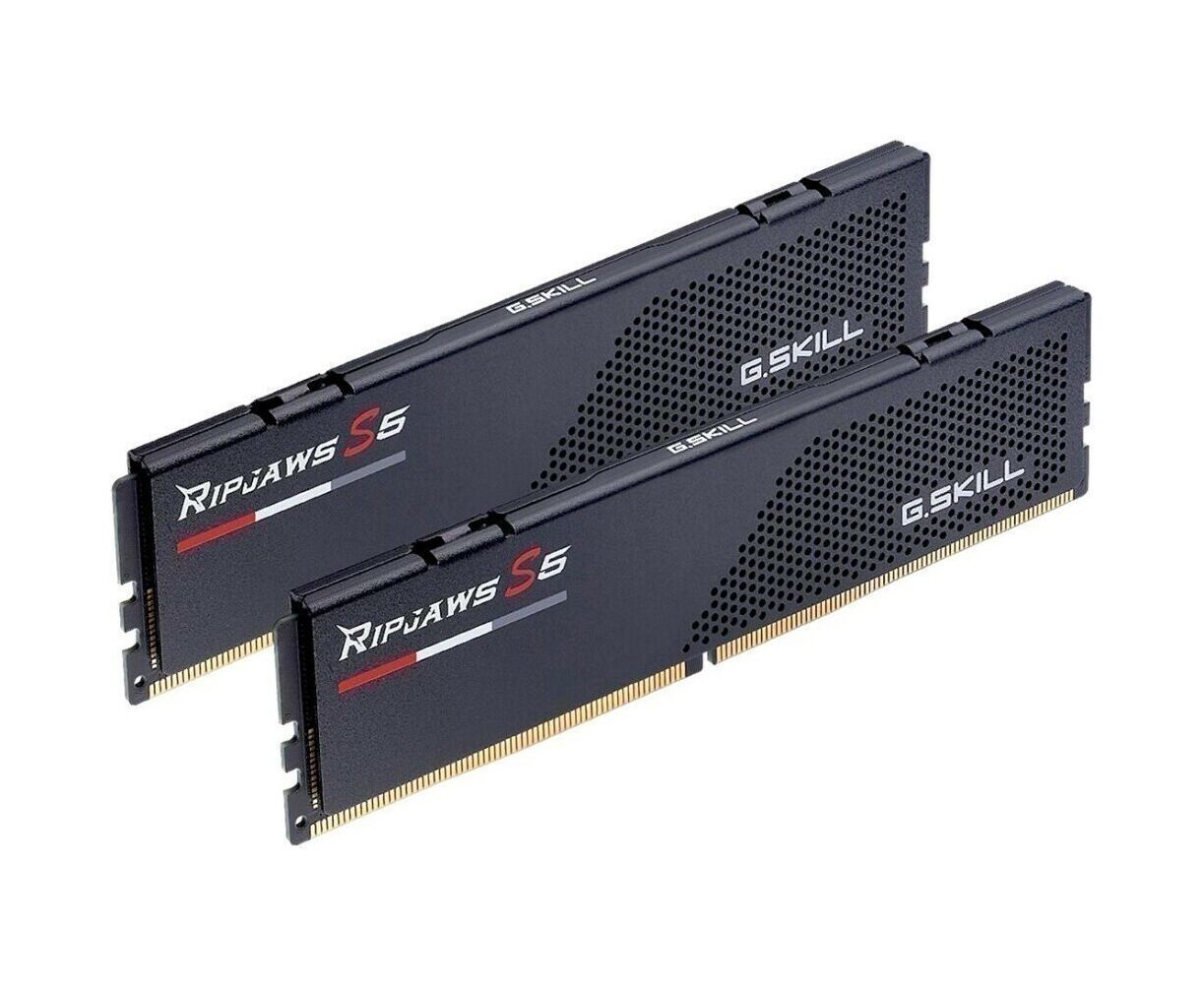 ОЗУ G.SKILL Ripjaws S5 32 GB (F5-6400 J3239 G16 GX2-RS5 K) (2x16 GB) DDR5 6400 M Hz CL32 (32-39-39-102) 1.4 V / Black