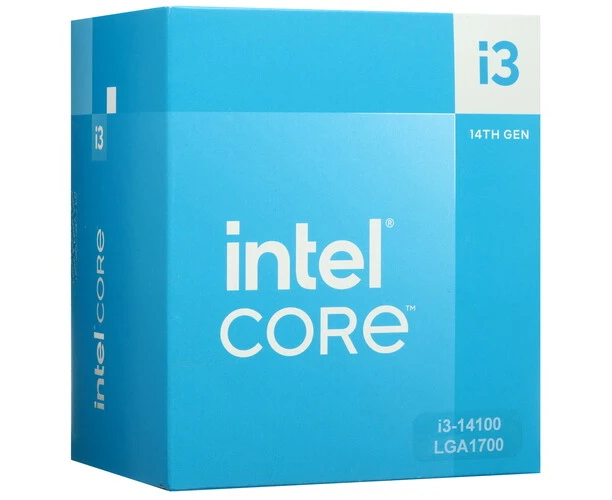Процессор Intel Core i3-14100 BX8071514100 LGA1700 (Raptor Lake, 4 C/8 T, 3.4/4.7 G Hz, 5 MB, 110 W, UHD Graphics 730) BOX