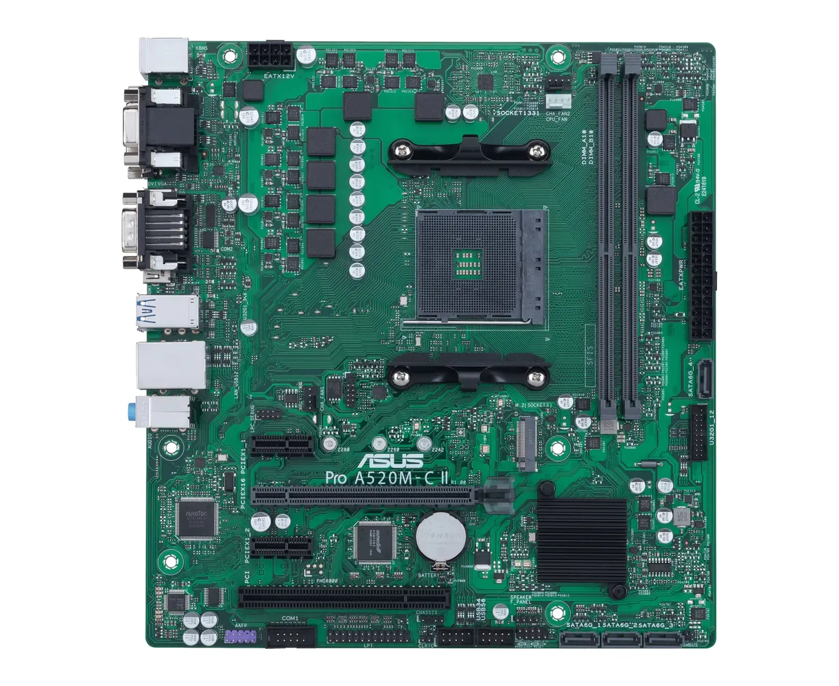 Материнская плата ASUS Pro A520 M-C II/CSM (90 MB18 F0-M0 EAYC)